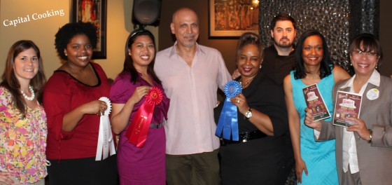 2011 judges and bakers:  Lauren DeSantis, Alexis Echols (3rd place), Christine Perez (2nd place), Andy Shallal, Decoyise Brown (1st place), Chef Garret Fleming, Michon Boston, Brenda Rhodes Miller